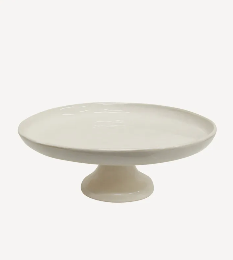 Franco Rustic White Cake Stand