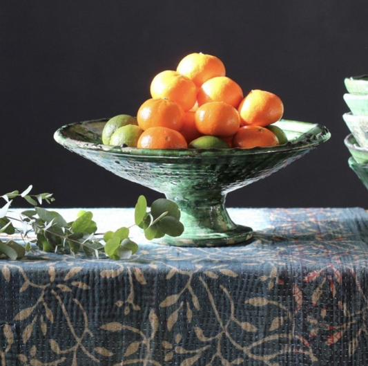 Tamegroute Pedestal Platter Bowl