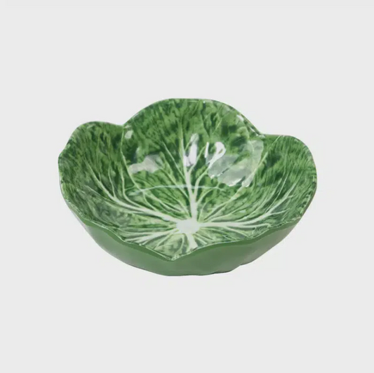 Melamine Cabbage Snack Bowl 12cm - Green