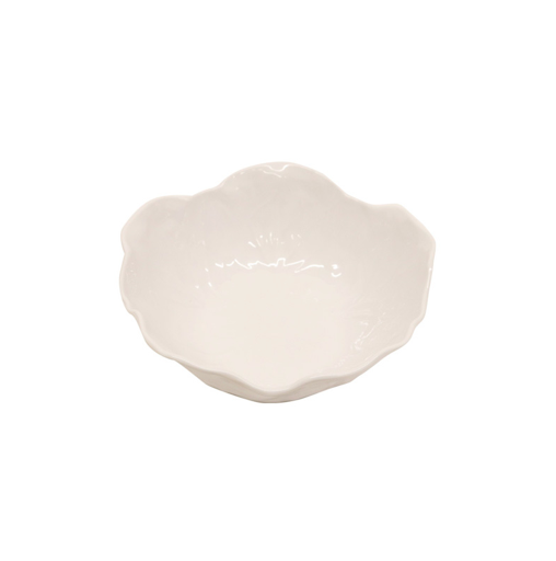 Melamine Cabbage Snack Bowl 12cm - White