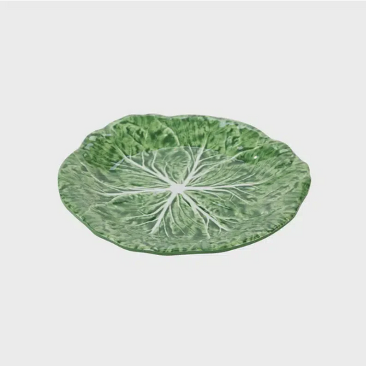 Melamine Cabbage Side Plate - Green