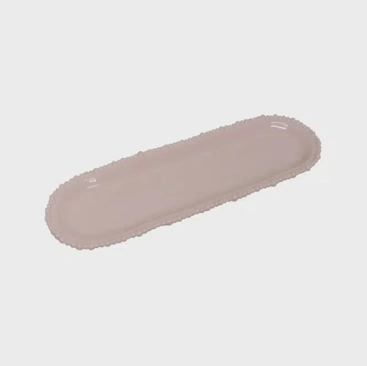 Melamine Pearl Platter 45cm - French Pink