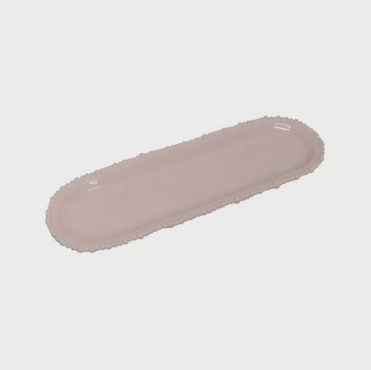 Melamine Pearl Platter 45cm - French Pink