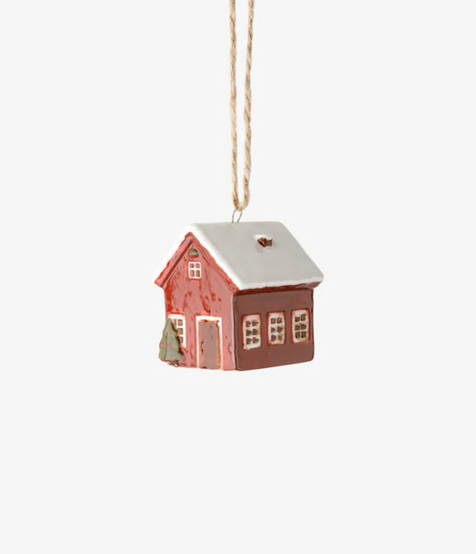 Hanging Mini Bungalow Red