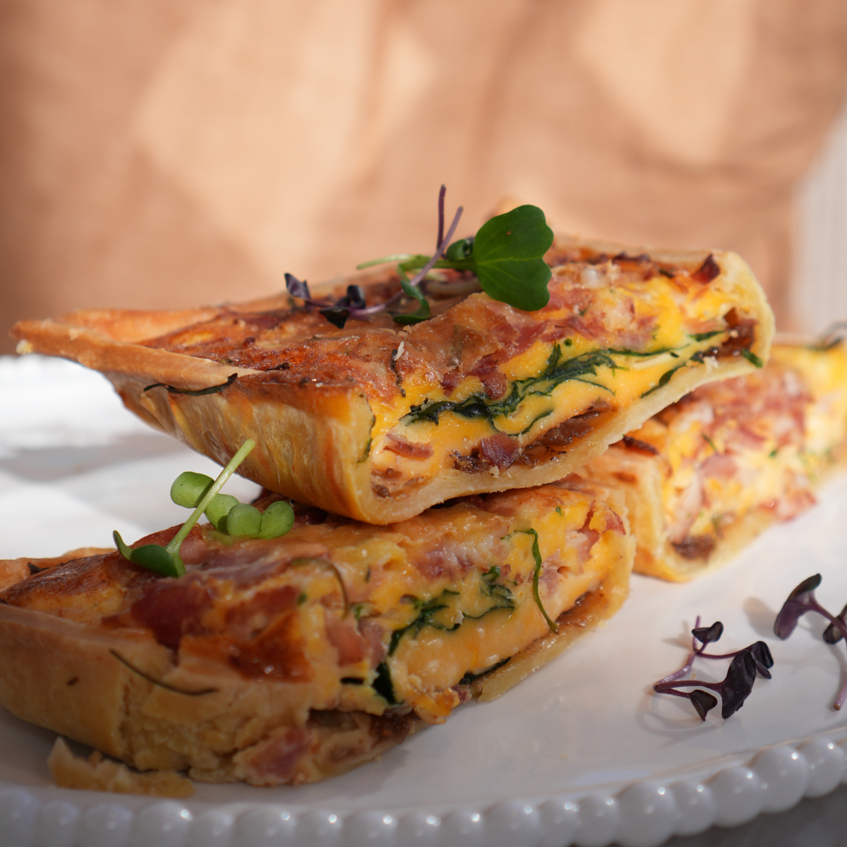 Bacon and Egg Quiche