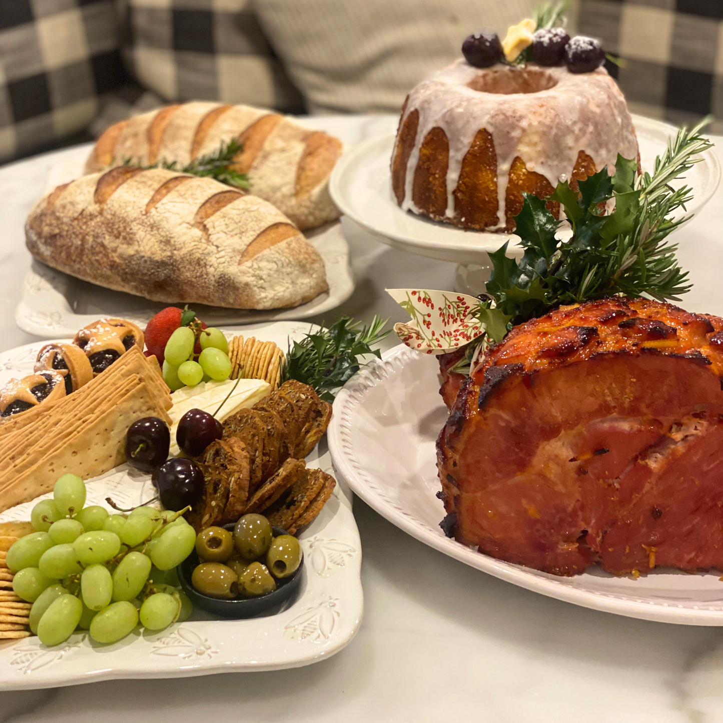 Christmas Cheese Platter